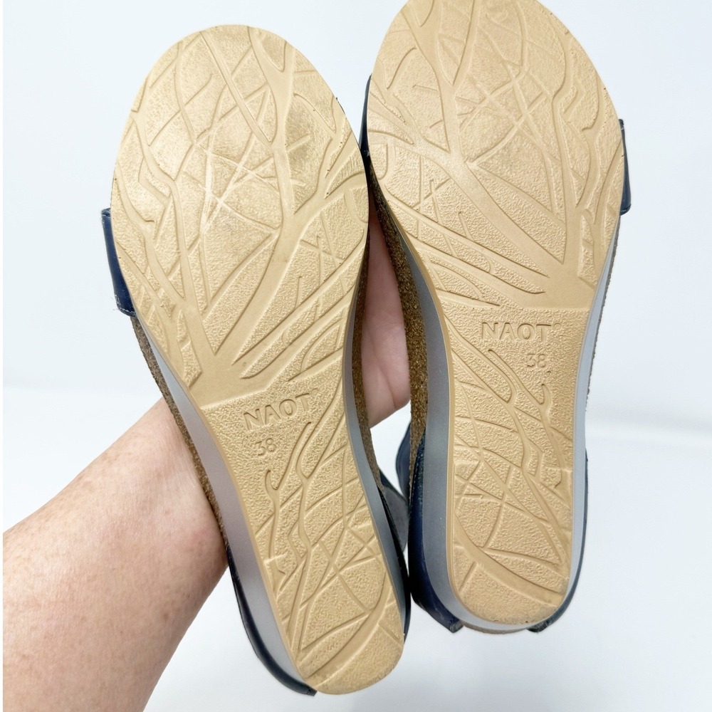 Naot Women's Mermaid Navy Blue Sandal 7 - Picture 6 of 9